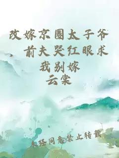 改嫁京圈太子爺，前夫哭紅眼求我別嫁