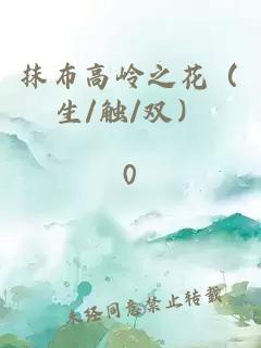 抹布高嶺之花(生/觸/雙)