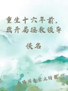 重生十六年前，我開局拯救領(lǐng)導(dǎo)